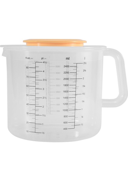 Plastik Ons ​​ölçüm Bardakları ve Kaplama Sıvısı ile Pişirme Sürahisi, Ml&#39;de Sürahi/kavanoz Ölçümlü Sıçrama Koruması ile Ölçüm (Yurt Dışından) fiyatları