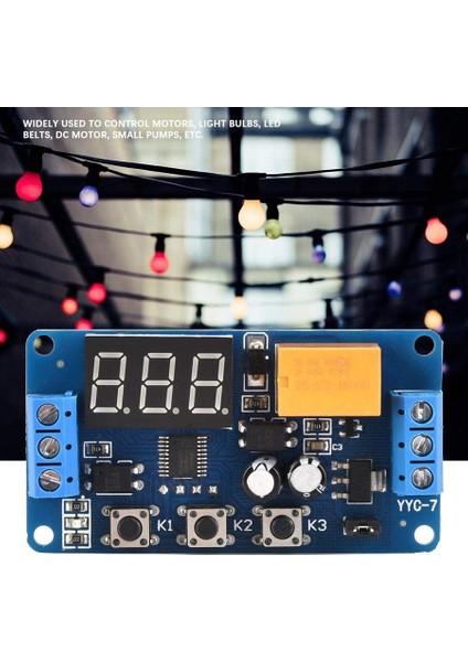 Zaman Gecikme Modülü LED Ekran Zamanlayıcı Rölesi 3V 3.7V 4.5V 5V 6V Sinyal Döngüsü Zamanlama Anahtarı Çok Fonksiyonlu Ayarlanabilir (Yurt Dışından) indirimleri