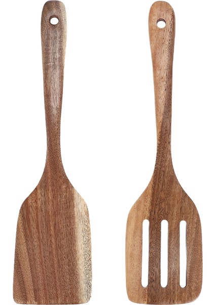 Musowood Tik Maddi Ahşap Spatula Özel Pişirme Spatula Yapışmaz Tava Kızartma Spatula Yuvalı Spatula Mutfak Spatula (Yurt Dışından) modelleri