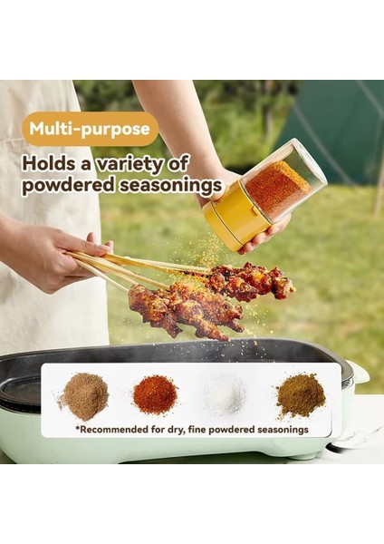 Pres Tipi Kontrole Sahip 180ML Cam Tuz Çalkalayıcı, Mutfak Kullanımı Için Mühürlü Baharat Kavanozu, Temizlenmesi Kolay Bir (Yurt Dışından) fiyatları