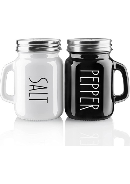 Çiftlik Evi Tuzu ve Karabiber Çalkalayıcılar Seti, 4 Oz Sevimli Tuzlu Biber Çalkalayıcı, Modern Çiftlik Evi Mutfak Dekoru (Yurt Dışından)