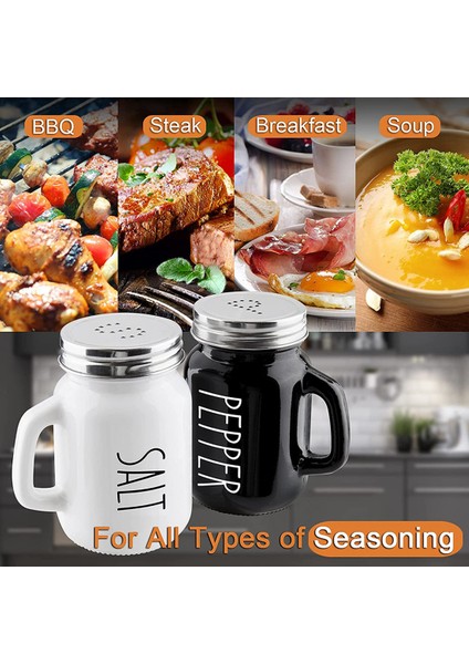 Çiftlik Evi Tuzu ve Karabiber Çalkalayıcılar Seti, 4 Oz Sevimli Tuzlu Biber Çalkalayıcı, Modern Çiftlik Evi Mutfak Dekoru (Yurt Dışından) fırsatları