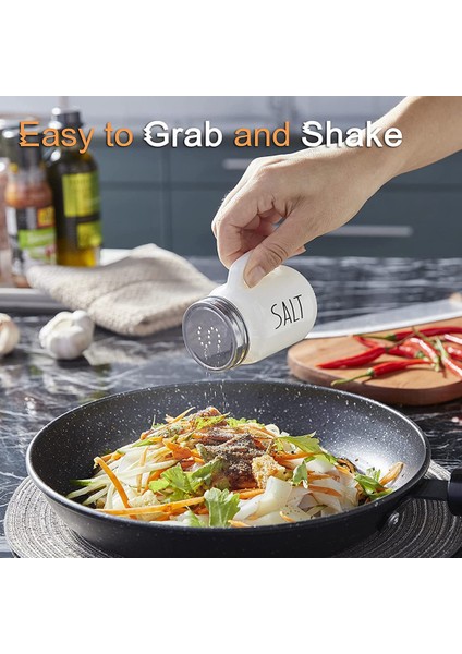 Çiftlik Evi Tuzu ve Karabiber Çalkalayıcılar Seti, 4 Oz Sevimli Tuzlu Biber Çalkalayıcı, Modern Çiftlik Evi Mutfak Dekoru (Yurt Dışından) indirimleri