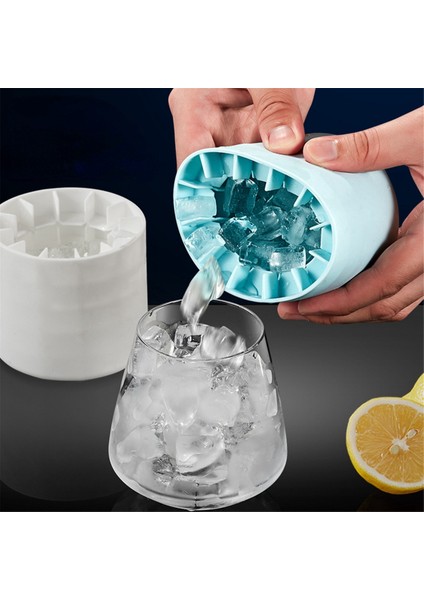 Buz Küpü Maker Silindir Silikon Buz Küp Kalıp Hızlı Dondurur Buz Kabukları Tepsileri, Yaratıcı Silindir Buz Kovası Buz Maker, A (Yurt Dışından) fırsatları