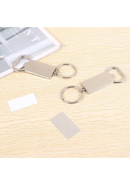 10 Adet Süblimasyon Anahtarlık Boşlukları - Isı Transferi Için Sublimasyon Anahtarlık Kılıfı Veya Metal Süblimasyon Şişesi Açıcı (Yurt Dışından) indirimleri