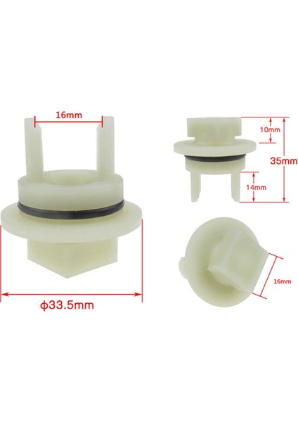 10PCS Et Öğütücü Pinyon Parçaları Gıda Işçisi Minci Plastik Dişli Burgu Burçlu Kovan Kılıf Vidası Bosch Mfw Mum (Yurt Dışından) fiyatları