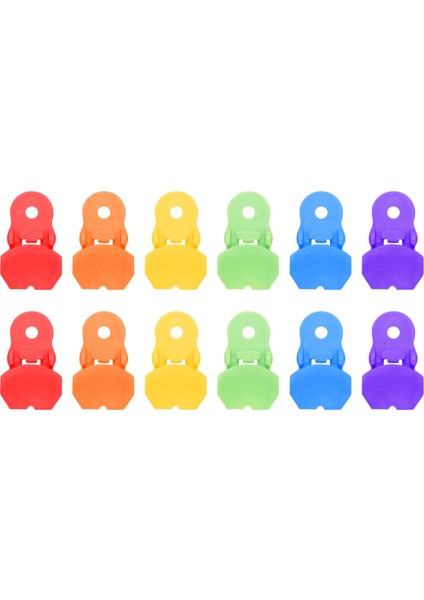 12 Adet Renk Manuel Kolay Teneke Kutu Açıcı, Premium Plastik Kalkanlar Sekme Açıcılar, Sızıntılı Soda Kapakları Soda Kaplayabilir (Yurt Dışından)