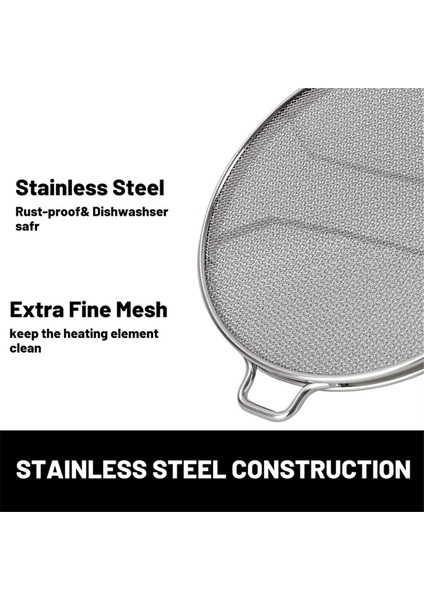 Ninja Foodi IG651 IG600 IG600 IG601 Paslanmaz Çelik Örgü Koruma Yağ Sıçraması Tavaya Tavan Için Spatlate Ekranı (Yurt Dışından) fırsatları