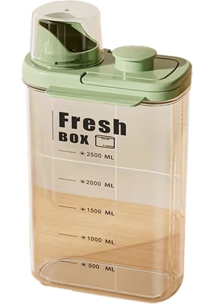 Hava Geçirmez Gıda Saklama Konteyneri Seti-Ölçüm Kabına Sahip Nem Geçirmez Mutfak Organizatörü, Taze Tutan Mühürlü Kavanozlar A (Yurt Dışından)