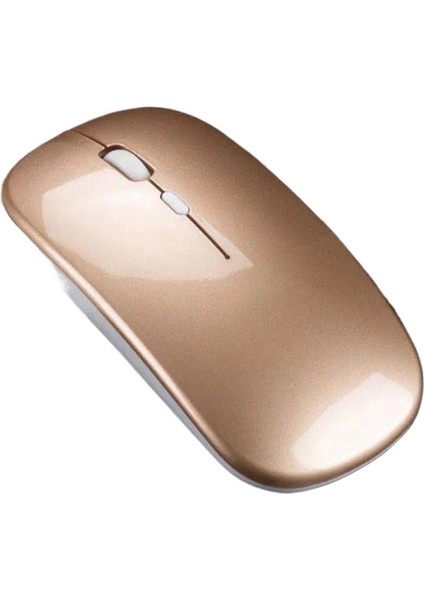 Bluetooth Çift Modlu Kablosuz Fare Bilgisayar Dizüstü Ofis Işıklı Şarj Edilebilir Sessiz Kablosuz Fare (Yurt Dışından)