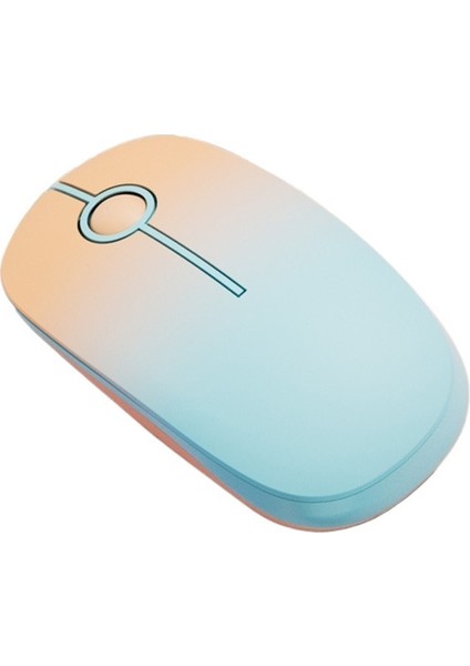 Kızlar Için Mor Yüksek Değerli Kablosuz Fare Sevimli Ofis Sessiz Dizüstü Bilgisayar (Yurt Dışından)