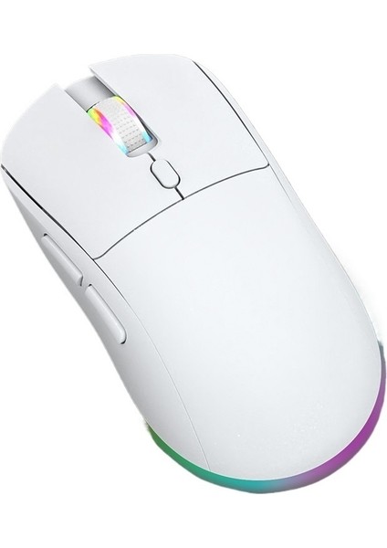 Bluetooth Üç Modlu Kablosuz Kablolu 2.4g Fare Şarjlı Hafif Oyun Ofis Faresi (Yurt Dışından)
