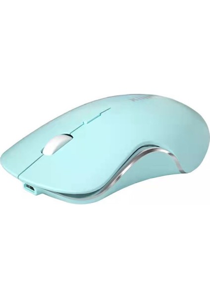 Stokta Sessiz Kablosuz Fare Bluetooth Çift Modlu Şarj Morandi Makaron Şarj Oyun Ofis Kız Faresi (Yurt Dışından)