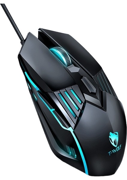 Thunderwolf G560 Oyun Faresi Kablolu Oyun Mekanik Mecha Mavi Rüzgar Üç Modlu Kablosuz Bluetooth Fare (Yurt Dışından)