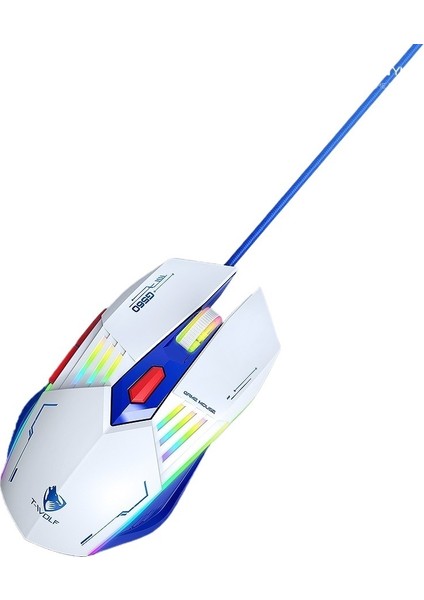 Thunderwolf G560 Oyun Faresi Kablolu Oyun Mekanik Mecha Mavi Rüzgar Üç Modlu Kablosuz Bluetooth Fare (Yurt Dışından) fiyatları