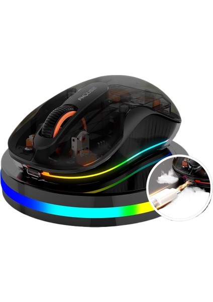 Üç Modlu Şeffaf Fare Ergonomik Şarjlı Sessiz Iş Ofis Faresi (Yurt Dışından) modelleri