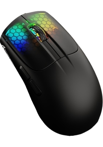 Attack Shark X5RGB Üç Modlu Kablosuz Fare Hafif Oyun Bluetooth Kablosuz Kablolu Fare (Yurt Dışından)