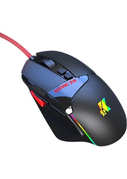 Dizüstü Masaüstü Bilgisayar Kablolu Oyun Faresi Rgb Makro Tanımı Programlama Oyun Faresi (Yurt Dışından)