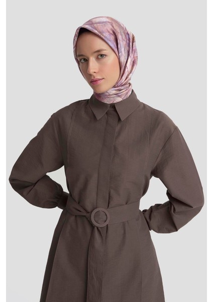 Pileli Pantolonlu Takım 25K6101 Kakao modelleri