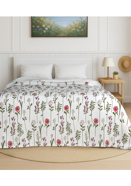 Cotton Collection Tek Kişilik Pike Fleur