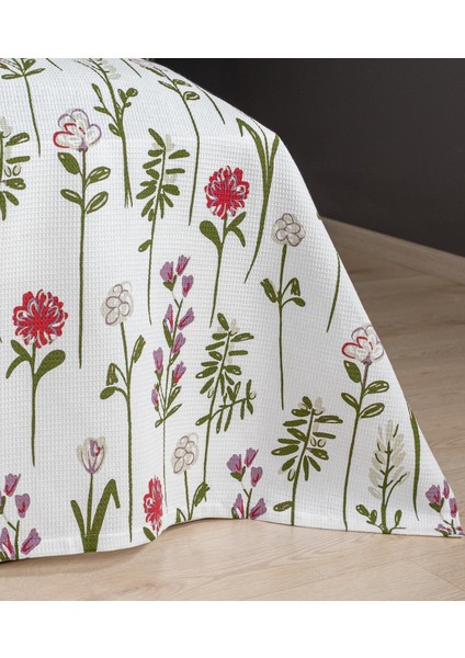 Cotton Collection Tek Kişilik Pike Fleur modelleri