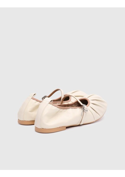 Stragier Hakiki Deri Kadın Bej Babet fırsatları