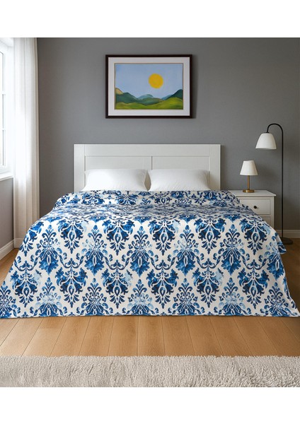 Cotton Collection Tek Kişilik Pike Akdeniz
