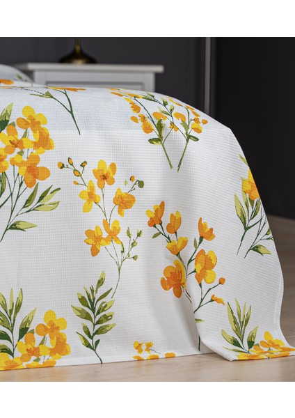Cotton Collection Çift Kişilik Pike Daisy modelleri