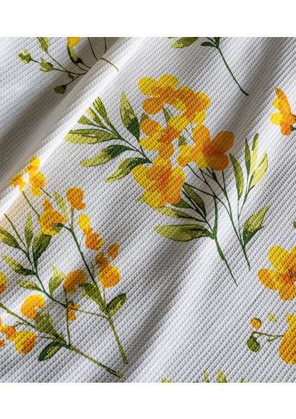 Cotton Collection Çift Kişilik Pike Daisy fırsatları
