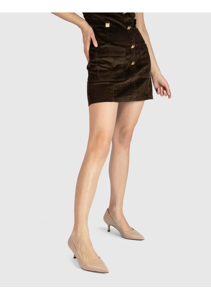 Tromso Hakiki Deri Kadın Bej Topuklu Ayakkabı fiyatları