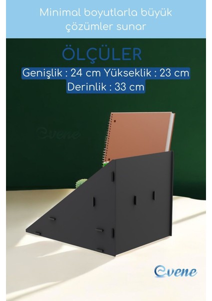 Dosya Düzenleyici Masa Üstü Organizer Ahşap Evrak Raflı Model 4