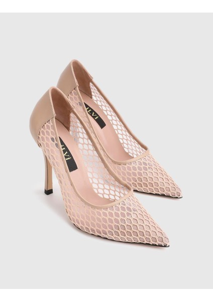 Gkri Hakiki Deri File Bej Kadın Topuklu Ayakkabı fiyatları