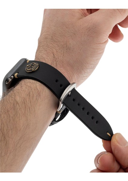 Apple Watch Seri 42/44 mm Uyumlu Deri Kordon modelleri