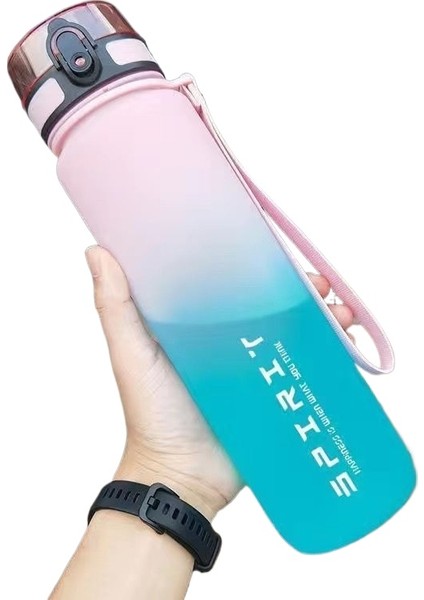 Yaz Taşınabilir Yüksek Sıcaklığa Dayanıklı Fitness Pot Öğrenci Açık Büyük Kapasiteli Su Bardağı (Yurt Dışından)