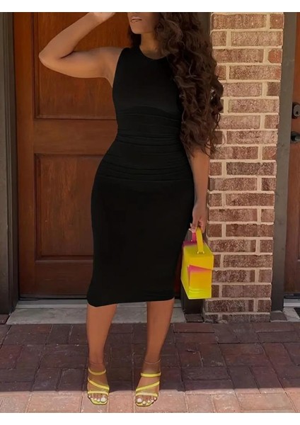 Kadın Bodycon Midi Boy Dalgıç Elbise fiyatları