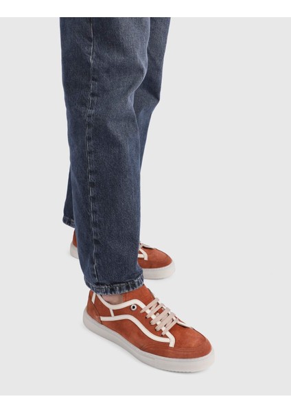 Alfredo Hakiki Süet Napa Deri Erkek Koyu Turuncu Spor Ayakkabı fiyatları