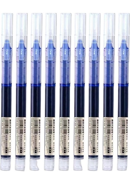 Doğrudan Sıvı Akışlı Yuvarlak Uçlu Kalem, Büyük Kapasiteli Orta Jeli Kalem, 0,5 mm Tam Tüp Orta Jeli Kalem, Öğrenci Sınav Kalemi, Ödev Yazma Kalemi (Yurt Dışından)