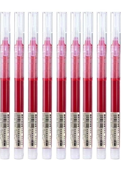 Doğrudan Sıvı Akışlı Yuvarlak Uçlu Kalem, Büyük Kapasiteli Orta Jeli Kalem, 0,5 mm Tam Tüp Orta Jeli Kalem, Öğrenci Sınav Kalemi, Ödev Yazma Kalemi (Yurt Dışından)