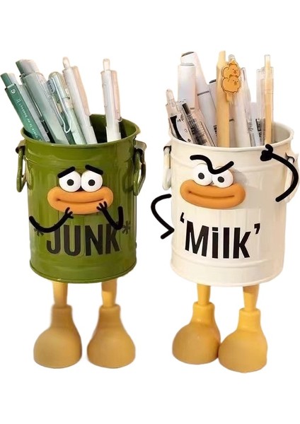 Büyük Ağızlı Kalemlik, Sevimli ve Yüksek Değerli Kalemlik, Öğrenci Masaüstü Kalemlik Büyük Kapasiteli (Yurt Dışından)