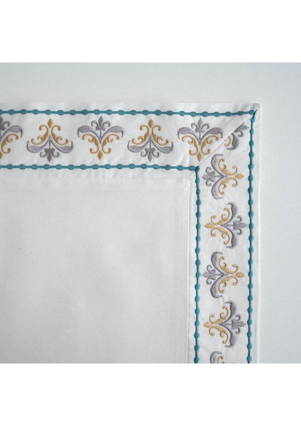 Mira Battal Boy Nevresim Takımı %100 Organik Pamuk Saten Nakışlı Krem 240X220 cm modelleri