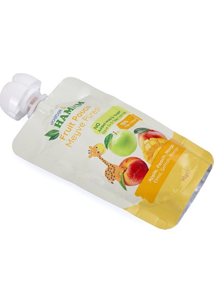 Şeftali Mango Elma Muz Püresi 90GR fiyatları