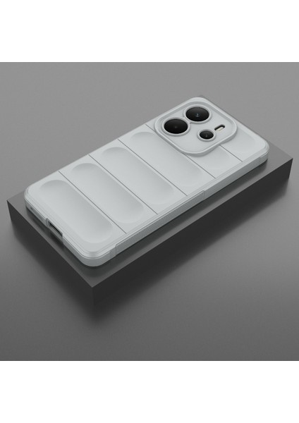 Xiaomi Redmi Note 14 4g (164.84MM) Kılıf Düşmeye Karşı Dayanıklı Yumuşak Tpu Sağlam Telefon Arka Kapağı-Açık Gri (Yurt Dışından) modelleri