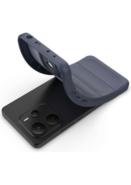 Xiaomi Redmi Note 14 4g (164.84MM) Kılıf Düşmeye Karşı Dayanıklı Yumuşak Tpu Sağlam Telefon Arka Kapağı-Koyu Mavi (Yurt Dışından) fiyatları