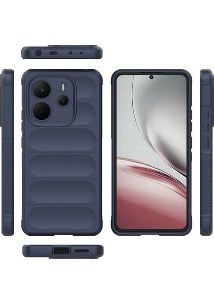 Xiaomi Redmi Note 14 4g (164.84MM) Kılıf Düşmeye Karşı Dayanıklı Yumuşak Tpu Sağlam Telefon Arka Kapağı-Koyu Mavi (Yurt Dışından) modelleri