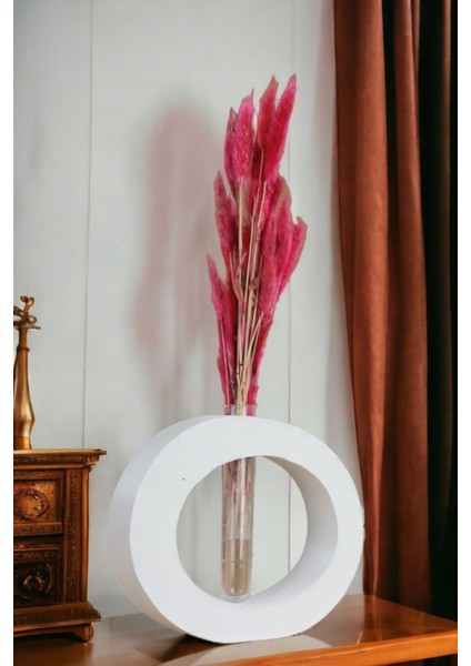 Dekoratif Vazo El Yapımı Beyaz Renk Model 25 modelleri