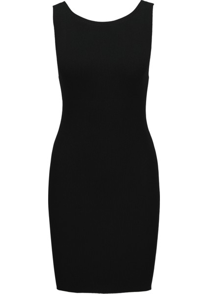 Kadin Kare Yaka Triko Elbise - Posie indirimleri