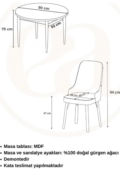 Adel Serisi Beyaz 90X90 Mdf Masa mutfak Masa Takımı, yemek Odası Takımı 4 Adet Sandalye fırsatları