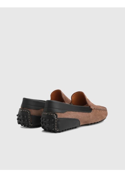 Mackay Hakiki Süet Deri Vizon Erkek Loafer fırsatları