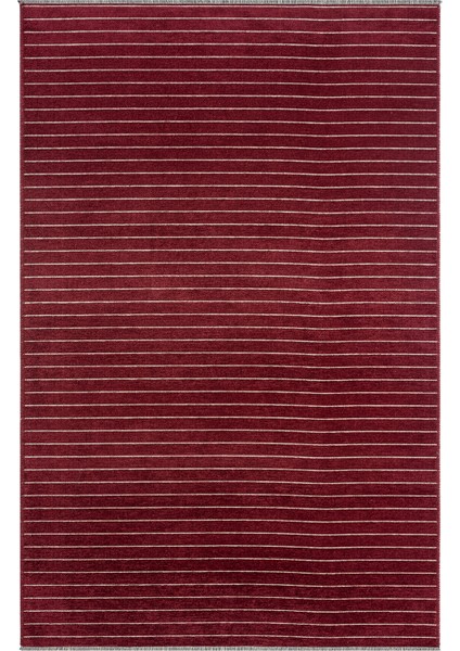 Ares Kırmızı Krem Halı Yıkanabilir Kaymaz Taban Şönil Kilim Dokuma Pamuk Taban Kilim NV11 50 x 80 cm fiyatları