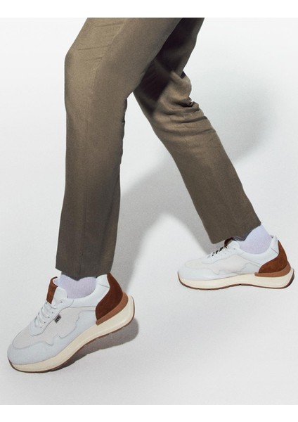 Faes Beyaz Hakiki Deri Erkek Spor Ayakkabı fiyatları